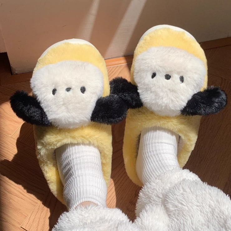 Puffy Pup Ears Slippers