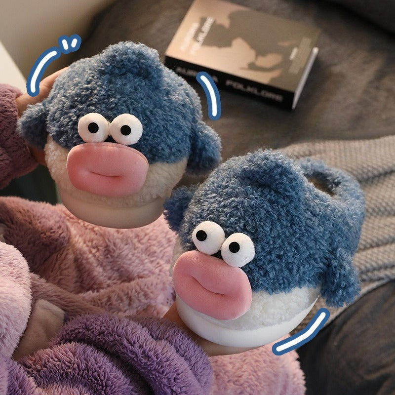 Goofy Big Lip Cartoon Slippers