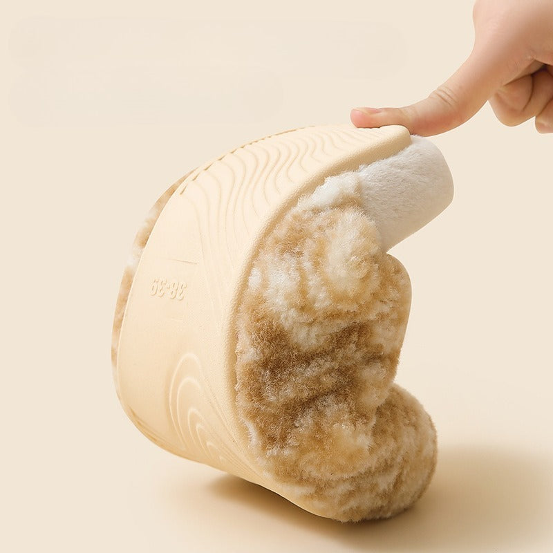 Cloud-Soft Mottled House Slippers