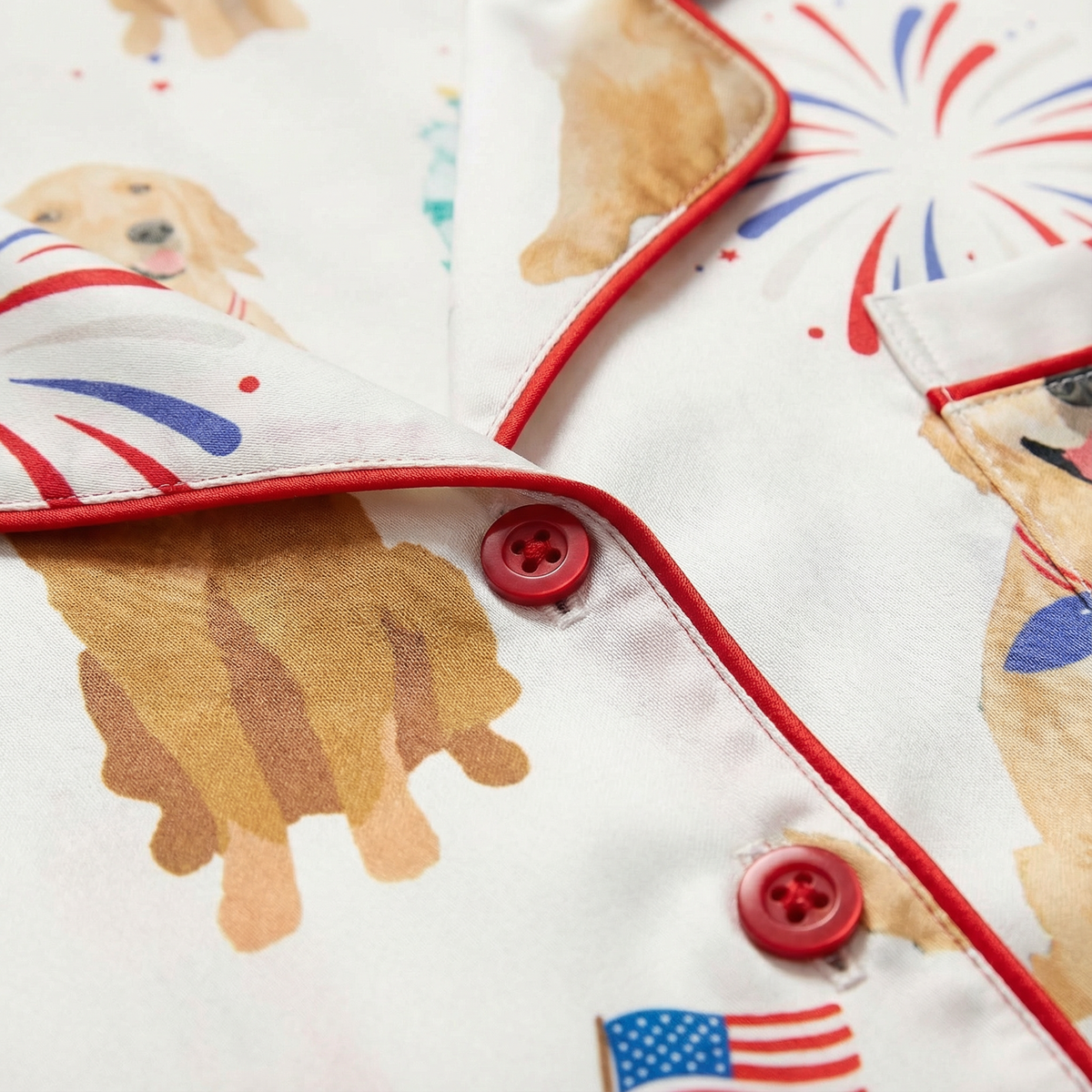 American Golden Retriever Women's Pajama Set