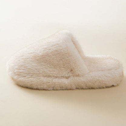 Plush Closed-Toe Cloud Slippers