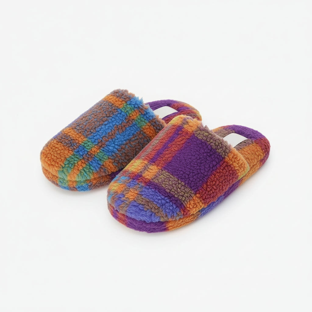 Fuzzy Gradient Sherpa Cloud Slippers