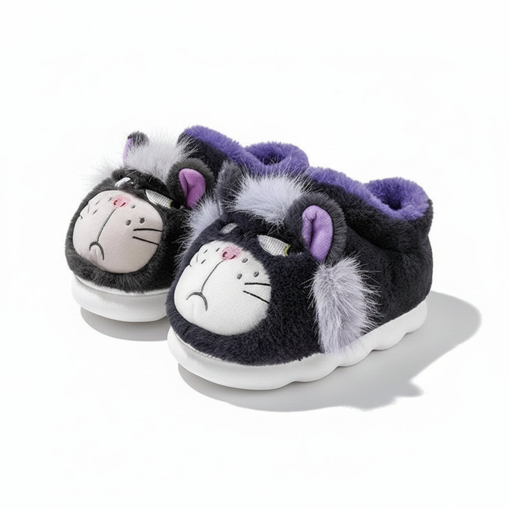 Sassy Cat High Top Slippers