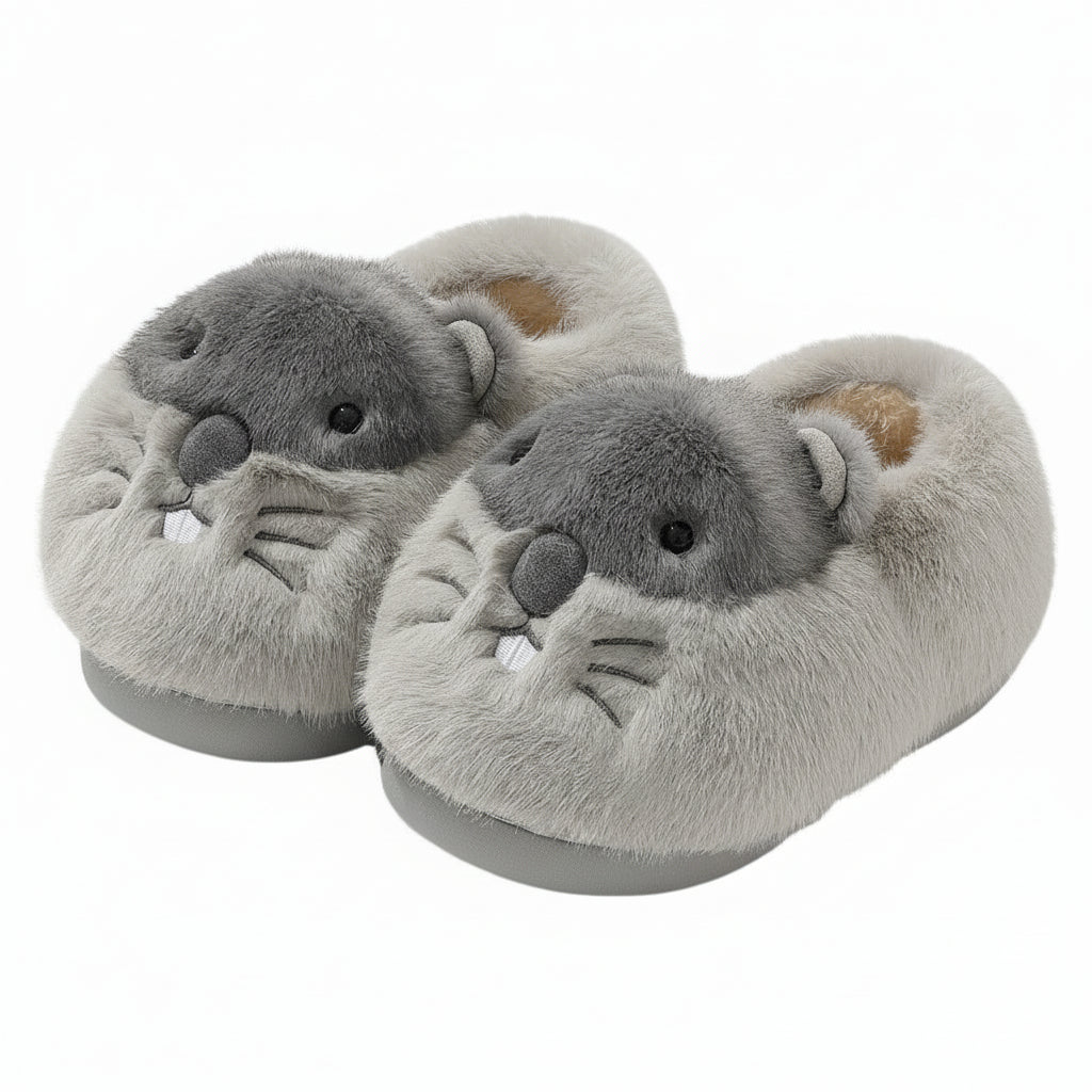 Plush Marmot Animal House Slippers
