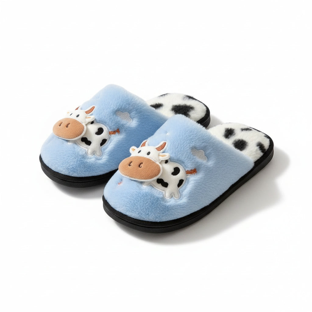 Moo Moo Milk Plush Slippers