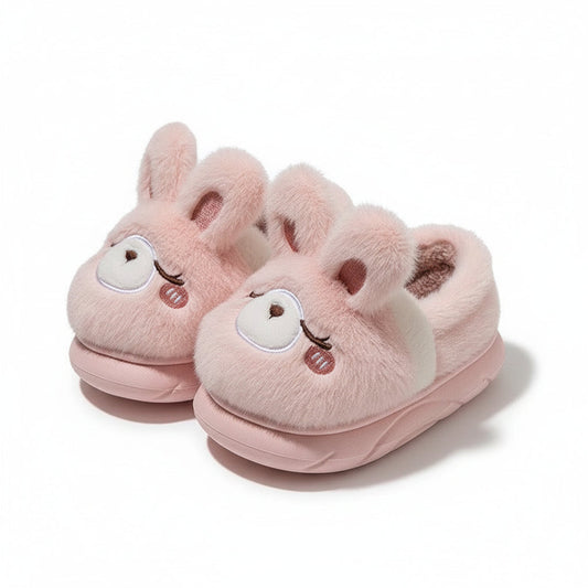 Fuzzy Cartoon Animal Plush Slippers