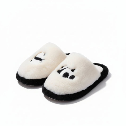 Plush Panda Warm Slippers