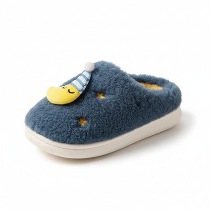 Dreamy Moon Nightcap Fuzzy Slippers
