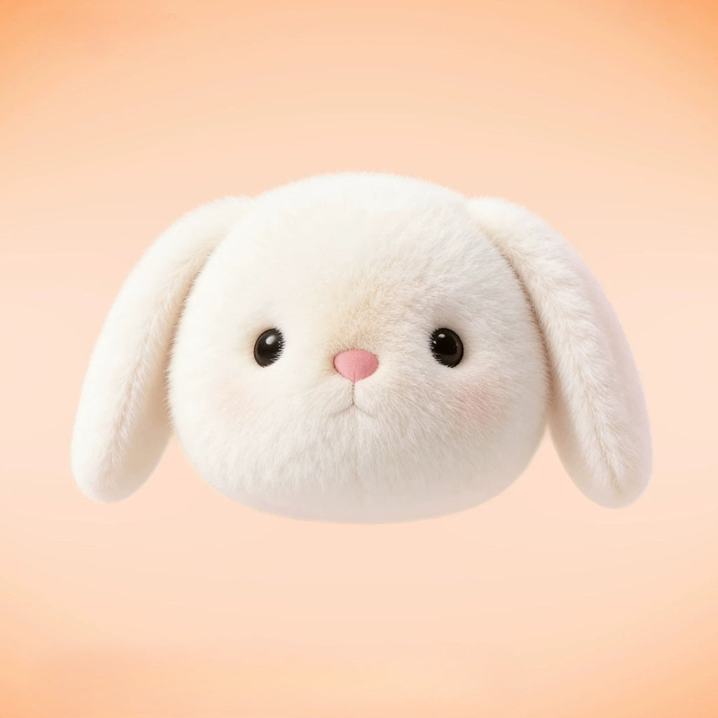Wobbly Bunny Ear Plush Slippers
