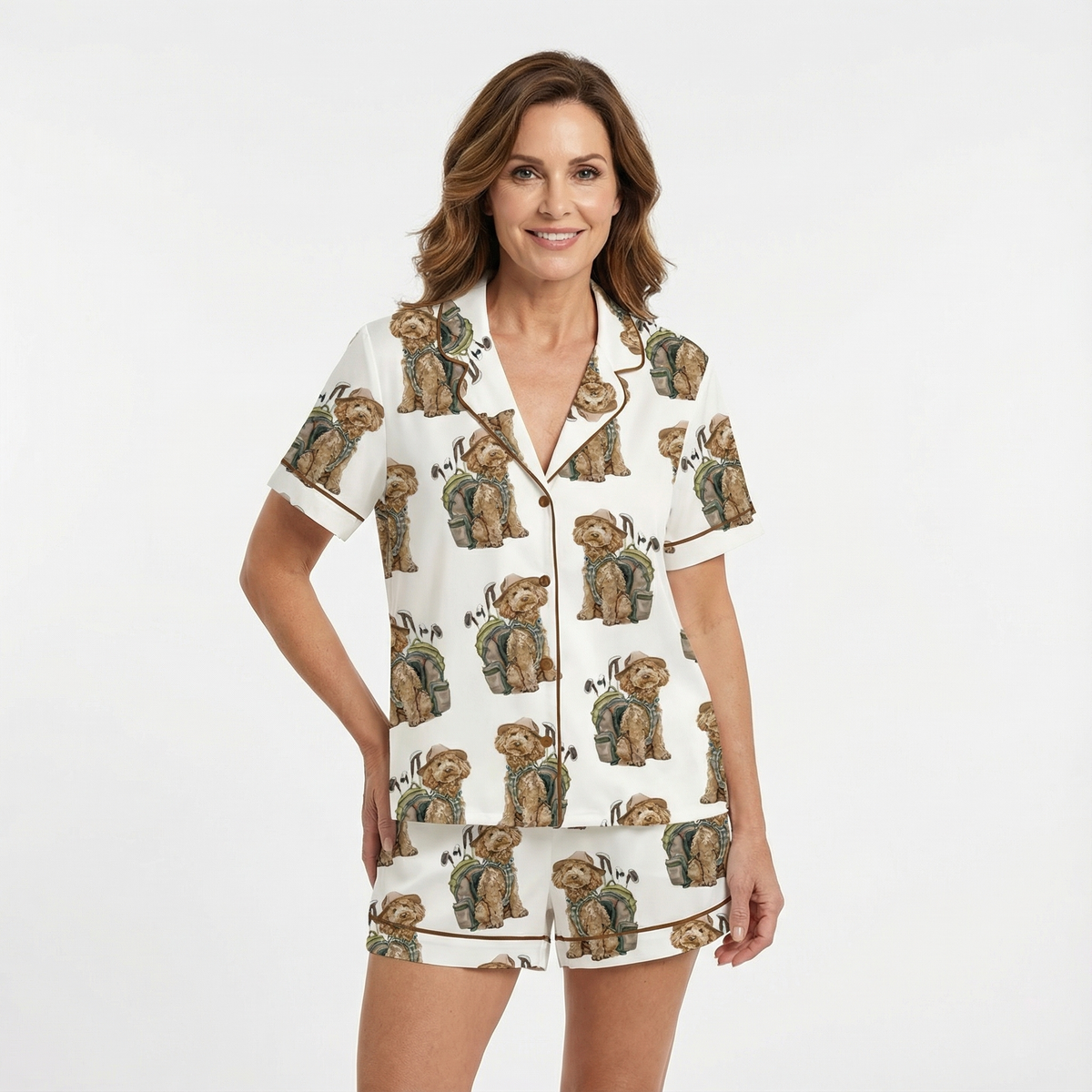 Goldendoodle Golf Women's Pajama Set