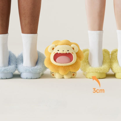 Fuzzy Monster Plush Winter Slippers