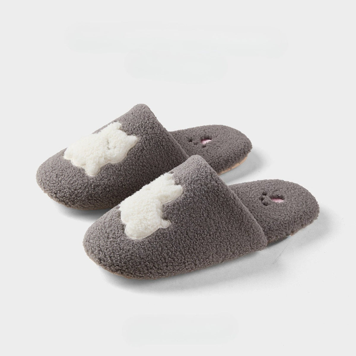 Pup Patch Sherpa Home Slippers