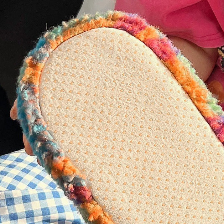 Cloud-Knit Puff Home Slippers