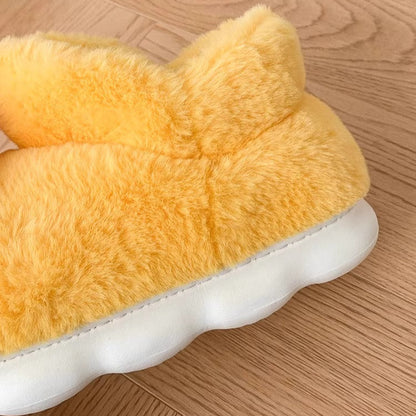 Quirky Chicken Plush Home Slippers