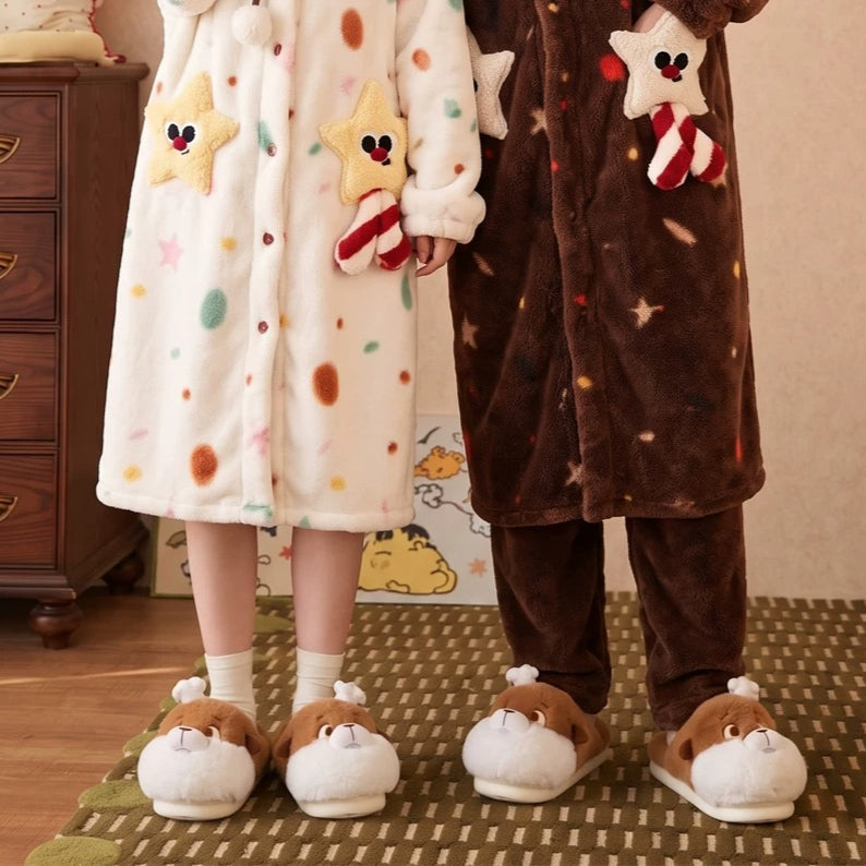 Chef Marmot Puffy House Slippers