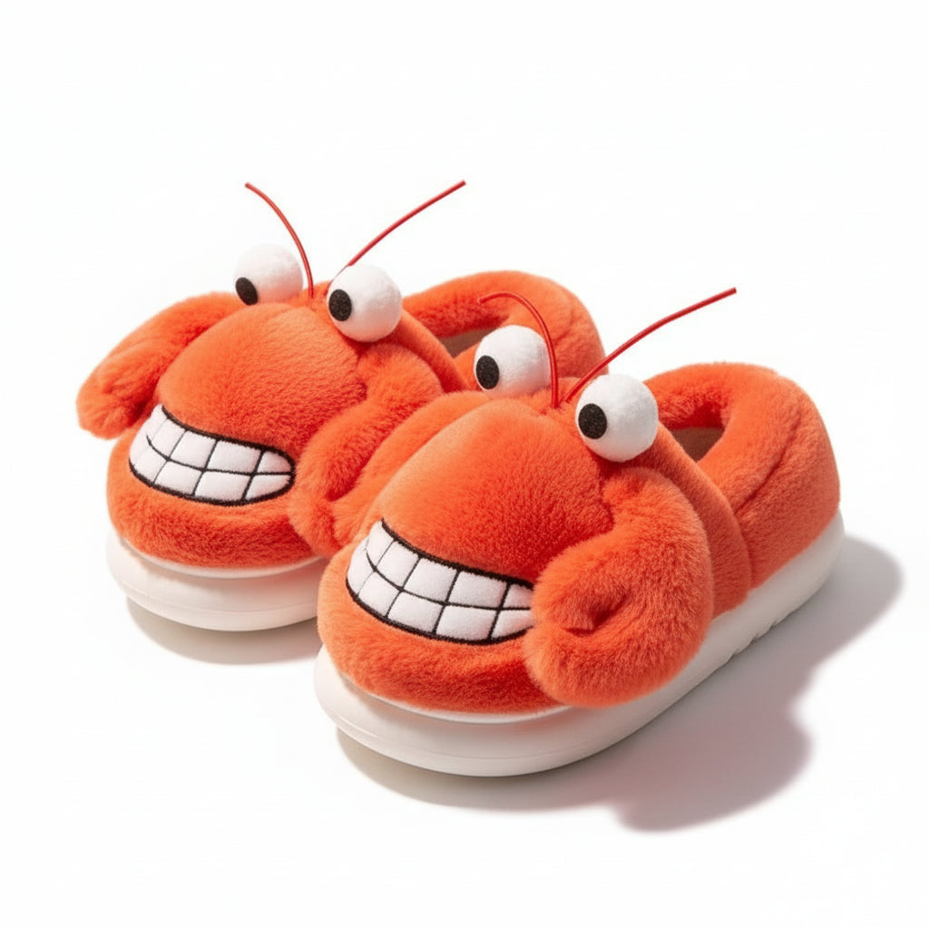 Grinning Lobster Slippers