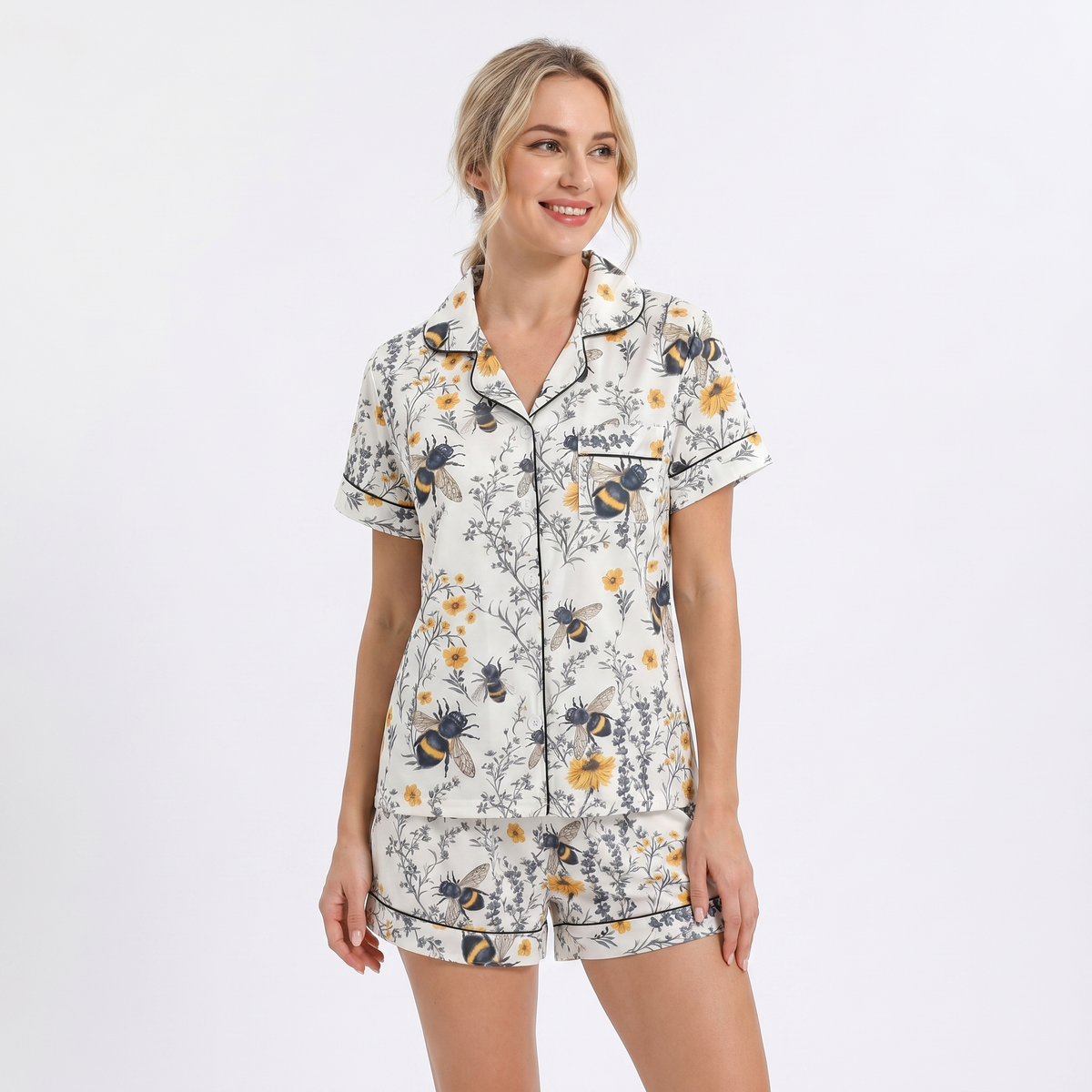 Floral Bee Pajamas