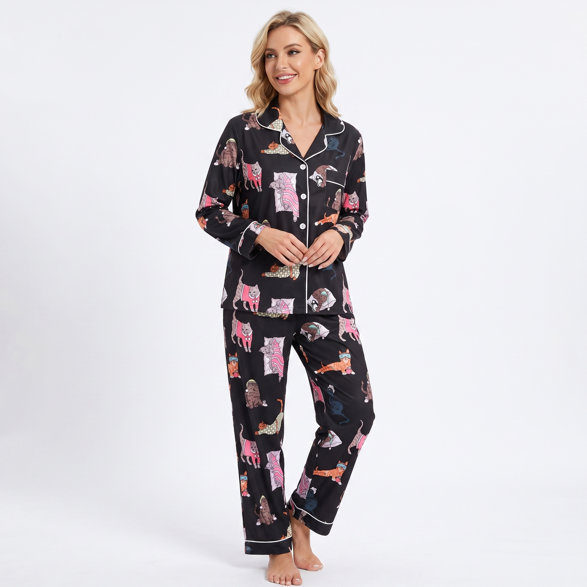 Sleepy Cat Women's Pajamas