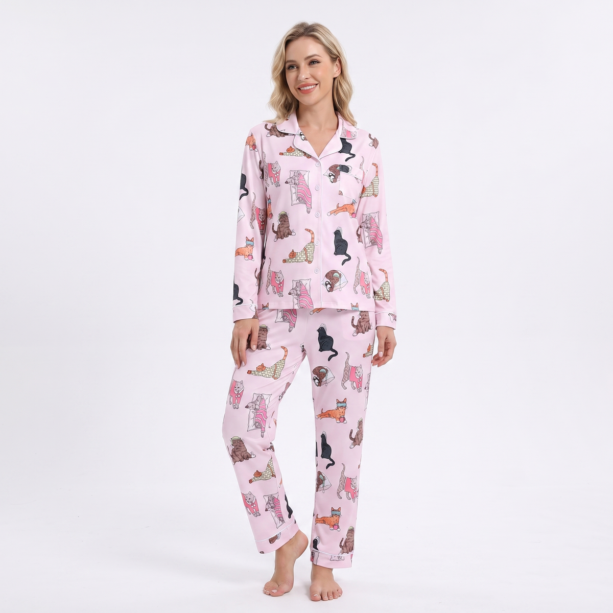 Sleepy Cat Women's Pajamas