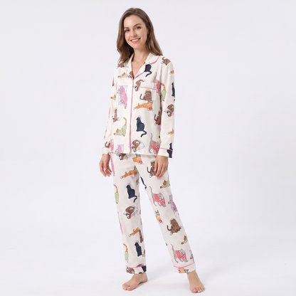 Sleepy Cat Women's Pajamas
