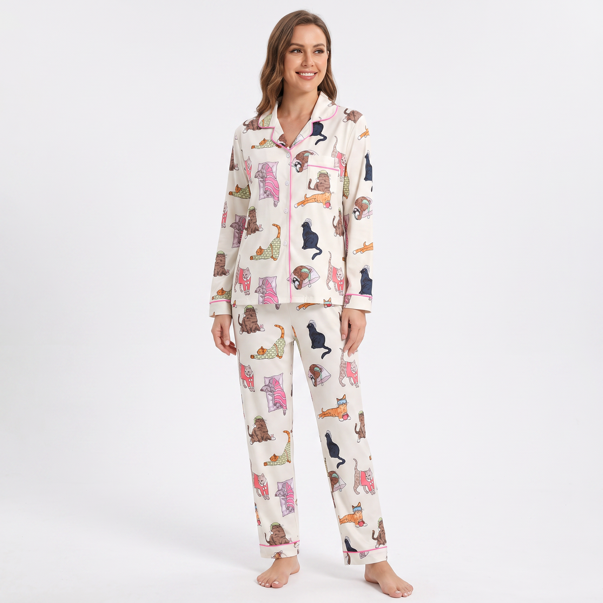 Sleepy Cat Women's Pajamas