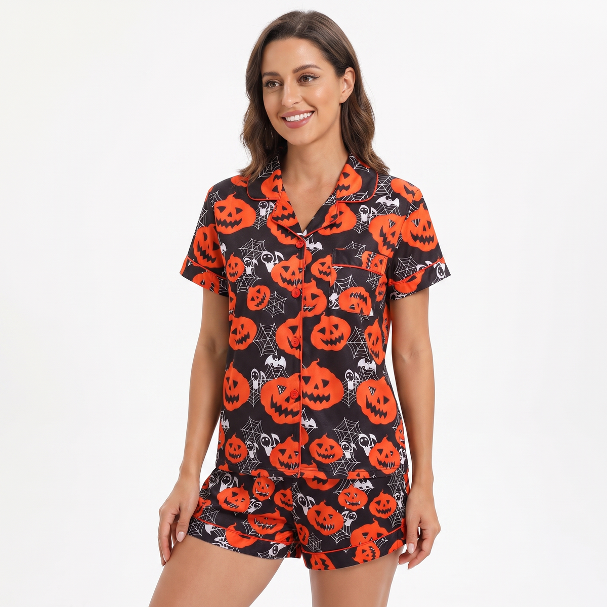 Midnight Pumpkin Halloween Pajamas