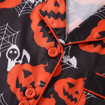 Midnight Pumpkin Halloween Pajamas