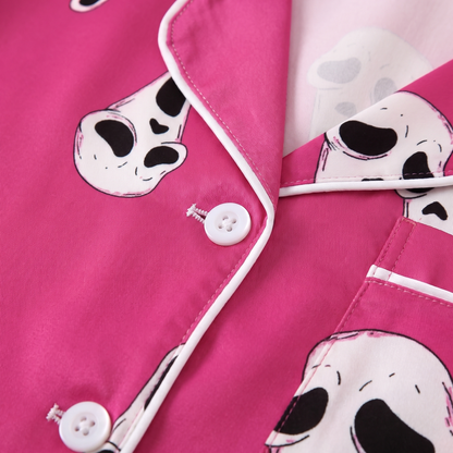 Scream Mask Halloween Pajamas