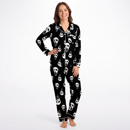 Scream Mask Halloween Pajamas