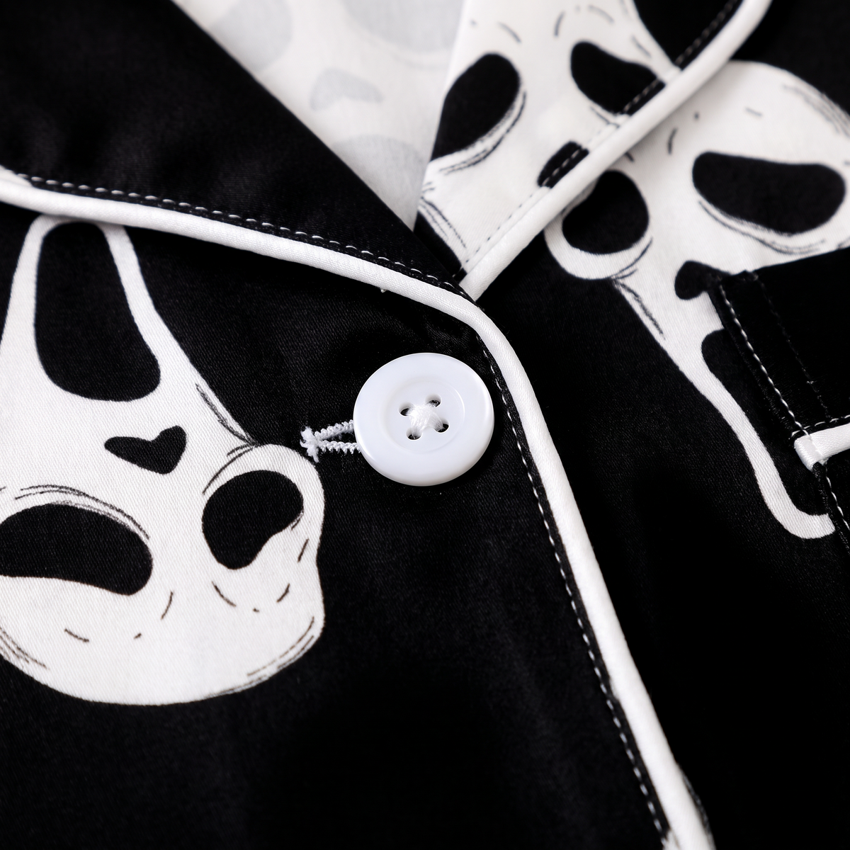 Scream Mask Halloween Pajamas