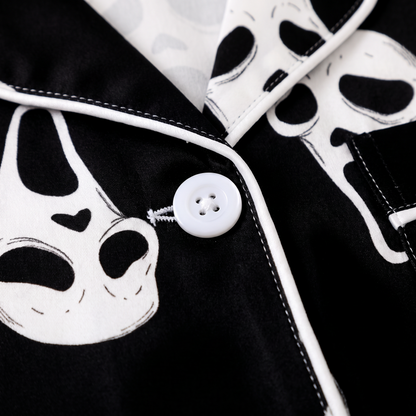 Scream Mask Halloween Pajamas
