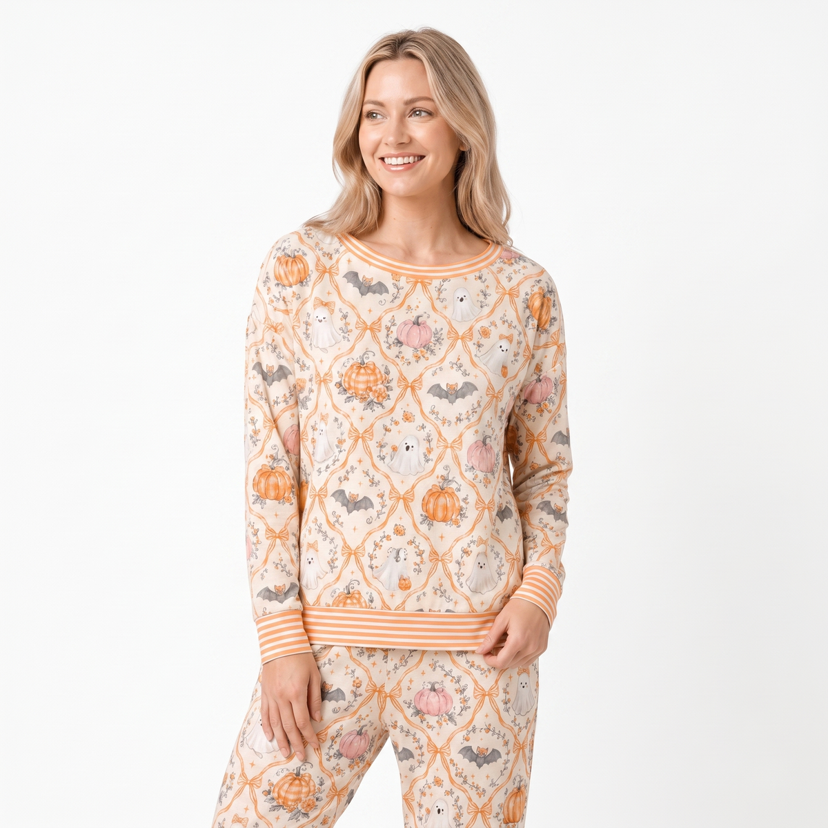 Pumpkin Trellis Women's Lounge Set