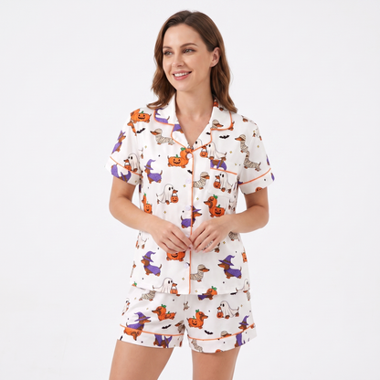 Spooky Dachshunds Halloween Pajamas