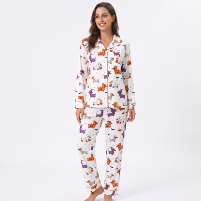 Spooky Dachshunds Halloween Pajamas