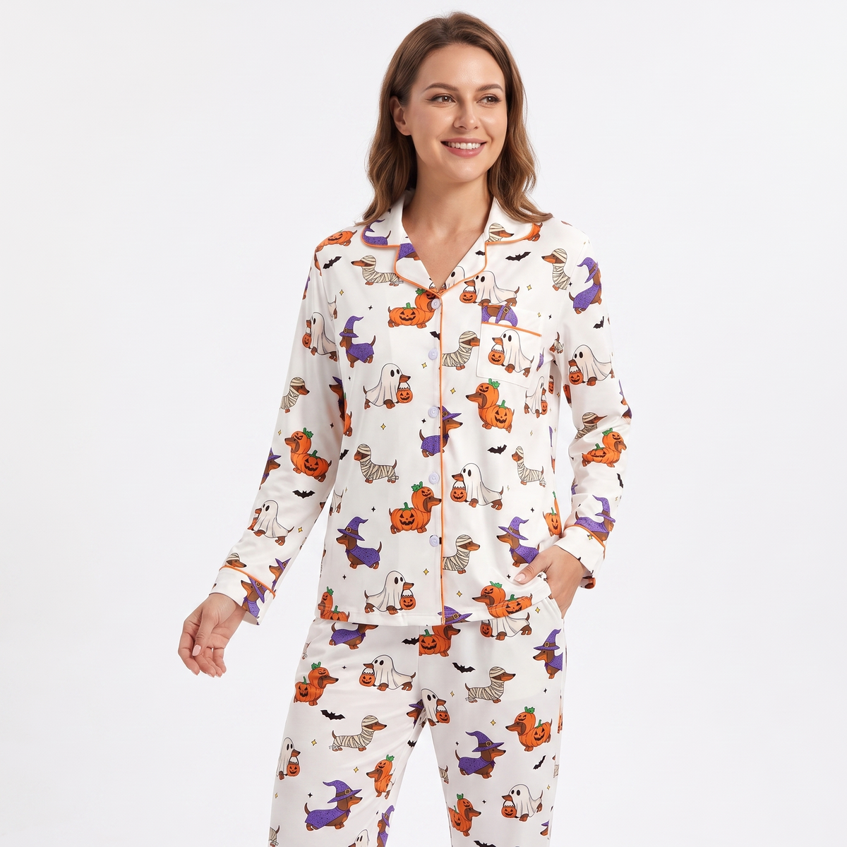 Spooky Dachshunds Halloween Pajamas