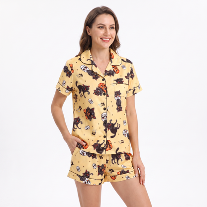Midnight Purr-kin Pajamas