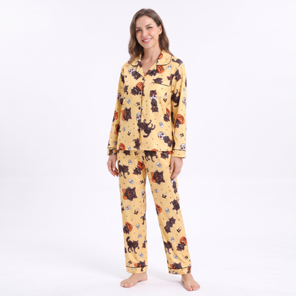 Midnight Purr-kin Pajamas