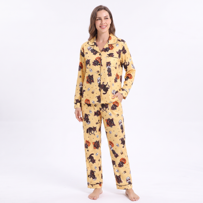 Midnight Purr-kin Pajamas