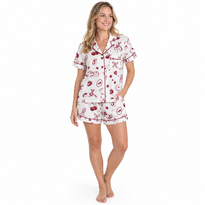 Lucky Rodeo Western Cowgirl Women’s Pajamas