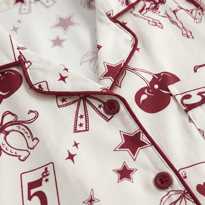 Lucky Rodeo Western Cowgirl Women’s Pajamas