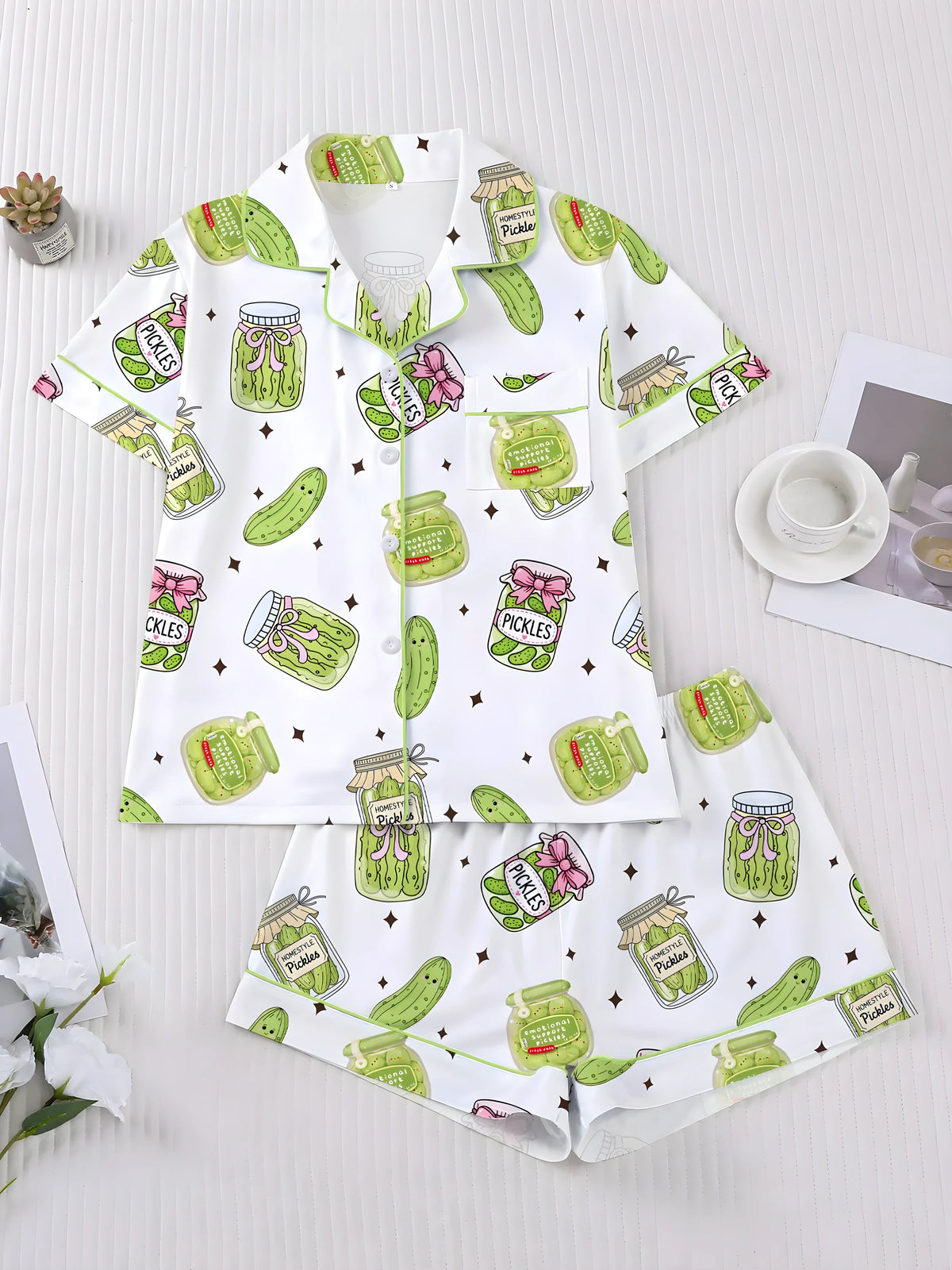 Pickle-Palooza Women's Pickle Pajama Set