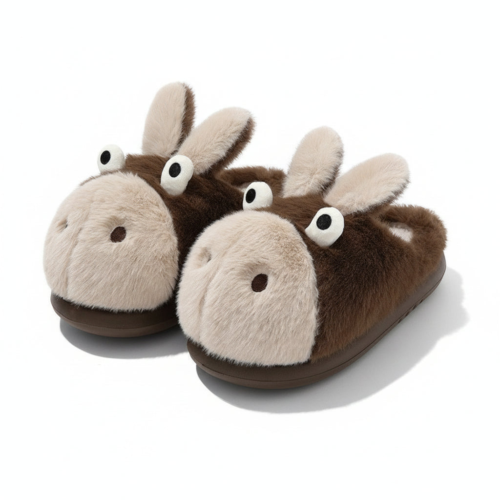 Perky-Eared Donkey Slippers