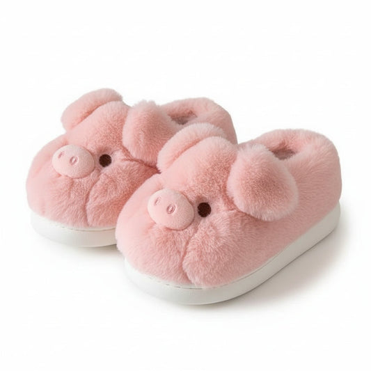 Plush Pig Face Slippers