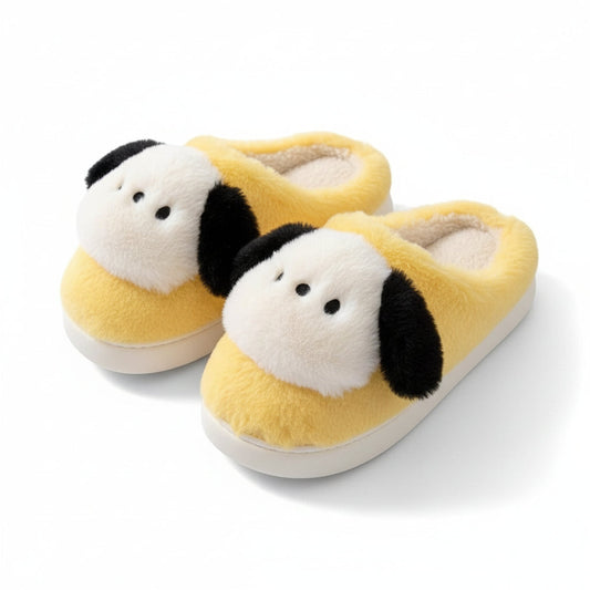 Puffy Pup Ears Slippers