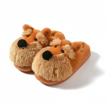 Schnauzer Puppy Slippers