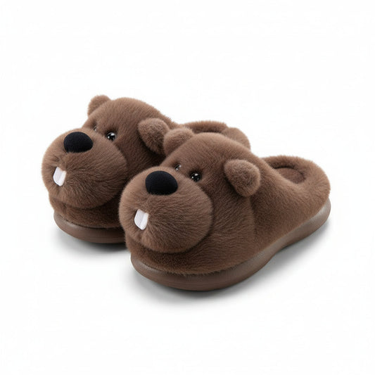 Toothy Marmot Slippers