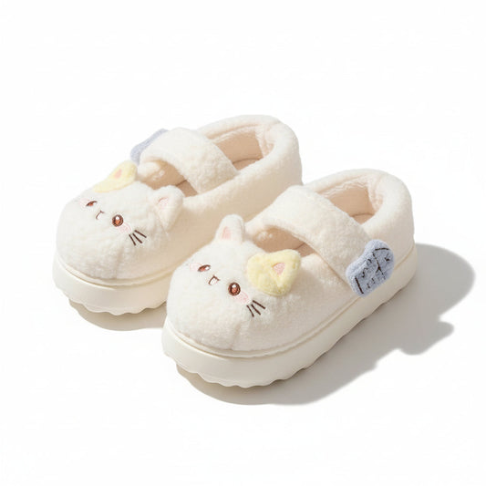 Velcro Kitty Mary Jane slippers